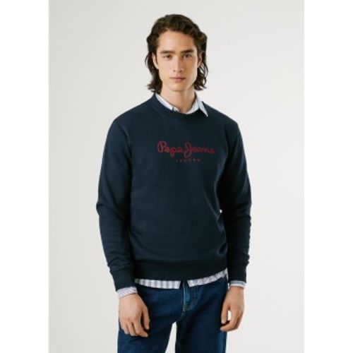 PM5800011 Sweatshirt Macbeth Plain (S), Casuel, Coton, Marine - Pepe Jeans - Modalova