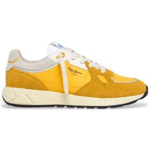 PMS60036 Baskets en cuir Marlon Divided (43), Plat, Lacets, Casuel - Pepe Jeans - Modalova