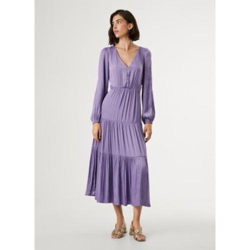PL953760 Robe Ohanna lilas (M), Casuel, , Polyester, Manche longue - Pepe Jeans - Modalova