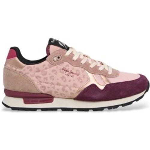 PLS400018 Chaussures Brit Master (41), Plat, Lacets, Casuel, Violet - Pepe Jeans - Modalova