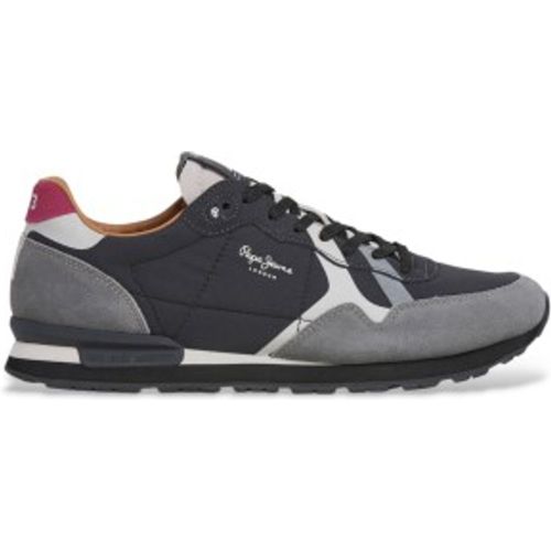 PMS400002 Baskets Brit Prints (43), Plat, Lacets, Casuel - Pepe Jeans - Modalova