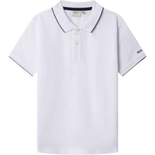 Pour garçon. PB5400029 Polo Hayden (12años= 152cm), Casuel, Coton, Manche courte, mode enfantine - Pepe Jeans - Modalova