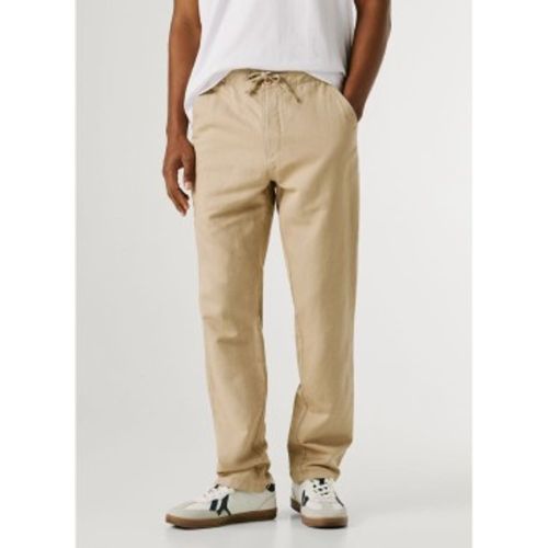 PM2100080 Pull On Comfort Chino Linen Pull On Trousers (32), Casuel, Coton - Pepe Jeans - Modalova