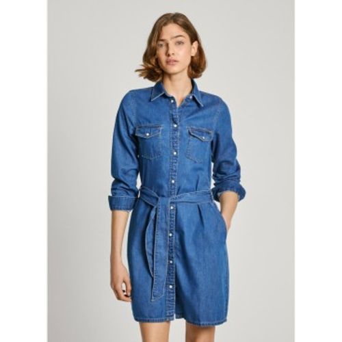 PL953581HT8 Denim Regular Robe (S), Casuel, Coton, Manche longue, Durable - Pepe Jeans - Modalova