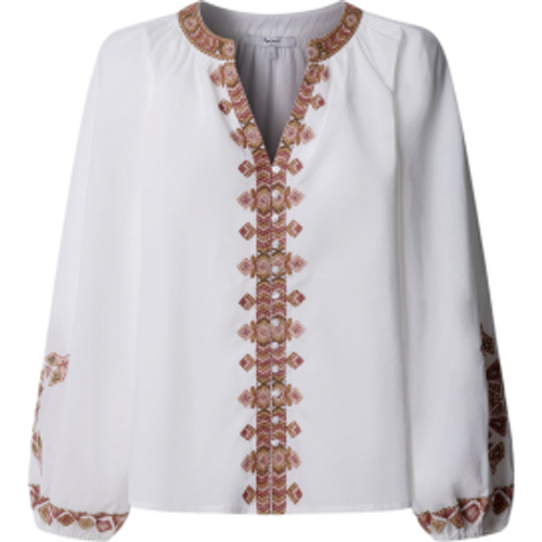 PL3051449 Chemisier Beliz (M), Blanc, Casuel, Coton, Manche longue - Pepe Jeans - Modalova