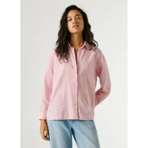 PL3051395 Chemise rayée à coupe décontractée (L), Casuel, Coton, Manche longue - Pepe Jeans - Modalova