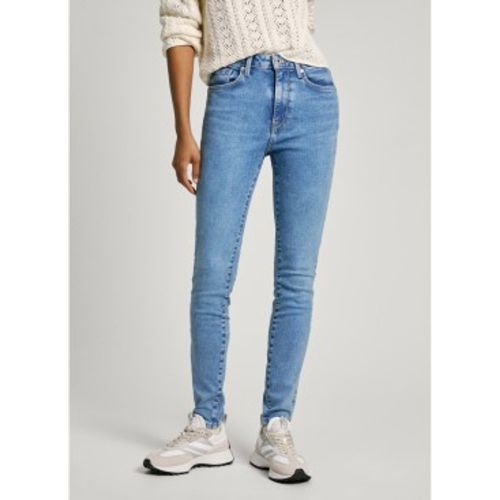 PL204738PF9 Jeans Super Skinny Hw (24/30), Bleu, Casuel, Coton, Denim, Durable - Pepe Jeans - Modalova