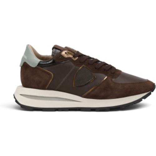 TKLD Baskets en Cuir Tropez Haute Low marron (36), 3 à 5 cm, Lacets, Casuel - Philippe Model - Modalova