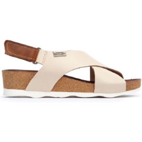 W9E-0912 Sandales en cuir Mahon (37), Noir, 3 à 5 cm, Velcro, Casuel - Pikolinos - Modalova