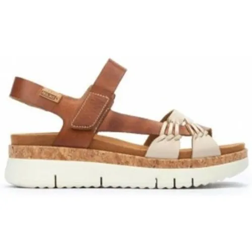 W4N-0968C1 Sandales Palma en cuir -Poids compensé 4,5cm (40), 3 à 5 cm, Velcro, Casuel - Pikolinos - Modalova