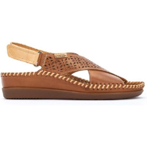 W8K-0848C1 Sandales compensées en cuir Cadaqués avec fermeture par patte de boutonnage (39), 3 à 5 cm, Velcro - Pikolinos - Modalova
