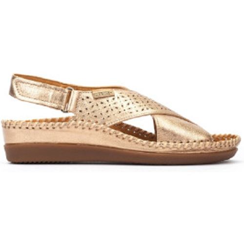 W8K-0848CL Sandales compensées en cuir avec fermeture à crochets Cadaqués (39), 3 à 5 cm, Velcro, Casuel - Pikolinos - Modalova
