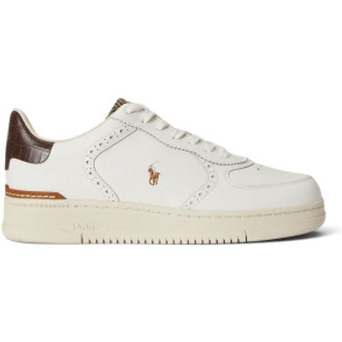 P15528001 Chaussures Masters Court en cuir (40), Plat, Lacets, Casuel - Polo Ralph Lauren - Modalova
