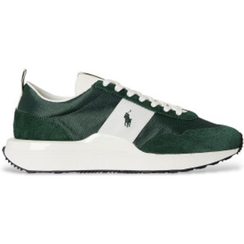 P07284001 Trainers Leather Train 89 (45), Cuir, Plat, Lacets, Casuel, Vert - Polo Ralph Lauren - Modalova