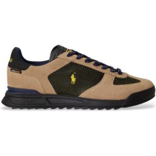 P15680003 Baskets Varick avec empiècements en daim (41), Cuir, Plat, Lacets, Casuel - Polo Ralph Lauren - Modalova