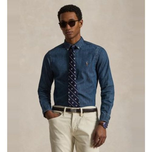 Chemise 710548539001 denim (M), Casuel, Coton, Manche longue - Polo Ralph Lauren - Modalova