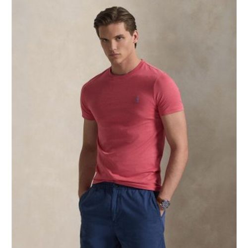 Custom Slim Fit Knit T-shirt (S), Rouge, Casuel, Coton, Manche courte - Polo Ralph Lauren - Modalova