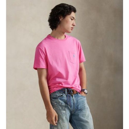 Custom Slim Fit Knit T-shirt (S), Casuel, Rose, Coton, Manche courte - Polo Ralph Lauren - Modalova