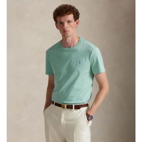 Custom Slim Fit knit T-shirt (S), Casuel, Vert, Coton, Manche courte - Polo Ralph Lauren - Modalova