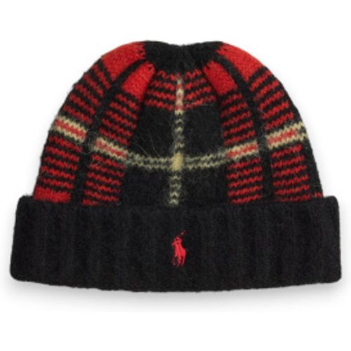 P20228001 Bonnet à carreaux (OSFA), Laine, Classique - Polo Ralph Lauren - Modalova