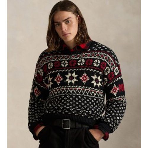 Pull cachemire avec flocons de neige noirs (L), Casuel - Polo Ralph Lauren - Modalova