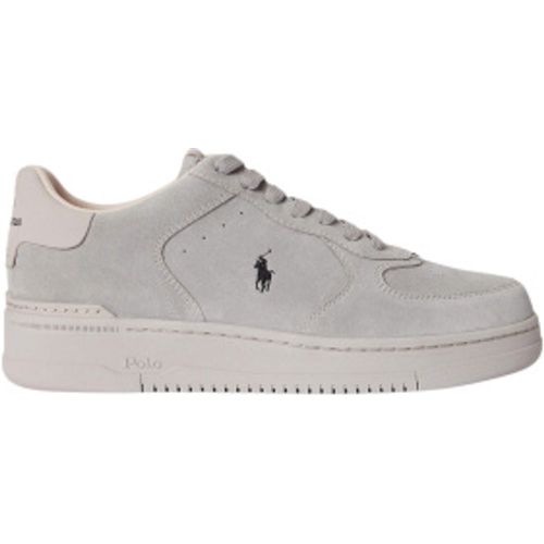 P13085002 Baskets en Cuir Masters grises (41), Plat, Lacets, Casuel - Polo Ralph Lauren - Modalova