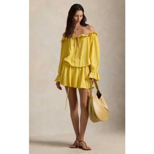 A96354001 Robe en crêpe (36), Casuel, Fête, Viscose, Manche longue - Polo Ralph Lauren - Modalova