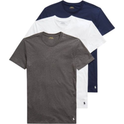 Lot de 3 T-shirts col rond , blanc, (S), Homewear, Multicolore, Coton, Manche courte - Polo Ralph Lauren - Modalova