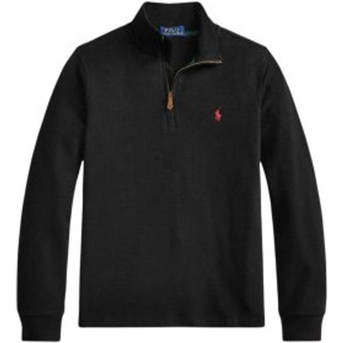 Pour garçon. 323B28079005 Pull en côtes anglaises avec fermeture éclair ((S) 6/7años= 136/138cm), Casuel, Coton, Manc - Polo Ralph Lauren - Modalova