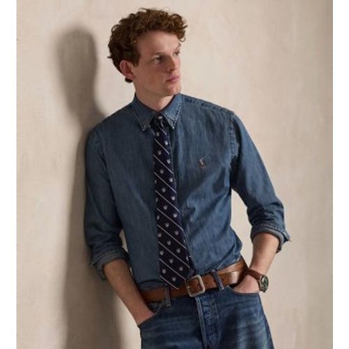 Chemise en denim sur mesure (XS), Casuel, Coton, Classique, Manche longue - Polo Ralph Lauren - Modalova