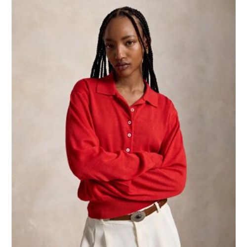 B17729001 Pull en laine avec col polo (M), Casuel, Manche longue - Polo Ralph Lauren - Modalova