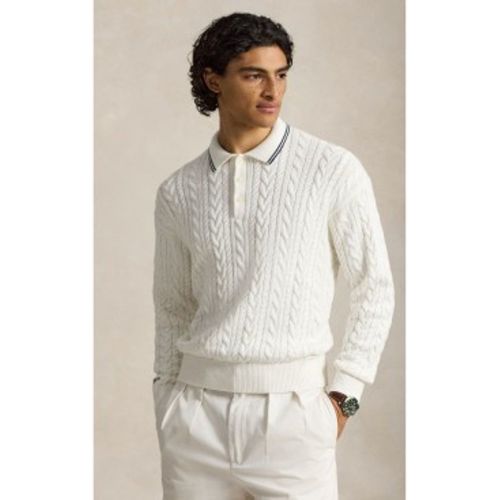 B17555001 Pull style polo en maille torsadée (XL), Casuel, Coton, Manche longue - Polo Ralph Lauren - Modalova