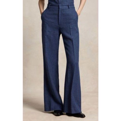 B17586001 Pantalon Beaton en lin et coton (36), Casuel, Classique, Marine - Polo Ralph Lauren - Modalova
