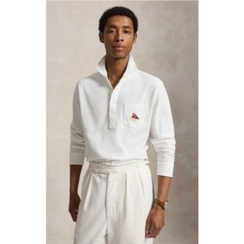 B19226002 Polo en piqué brodé Classic Fit (L), Casuel, Coton, Manche longue - Polo Ralph Lauren - Modalova