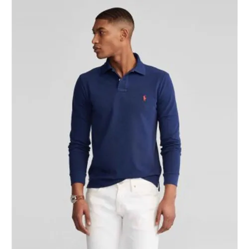 Polo piqué à manches longues, coupe étroite, (XS), Casuel, Coton, Manche longue - Polo Ralph Lauren - Modalova