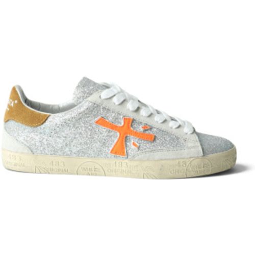 STEVEND Baskets Stevend (37), Plat, Lacets, Casuel, Coton - Premiata - Modalova