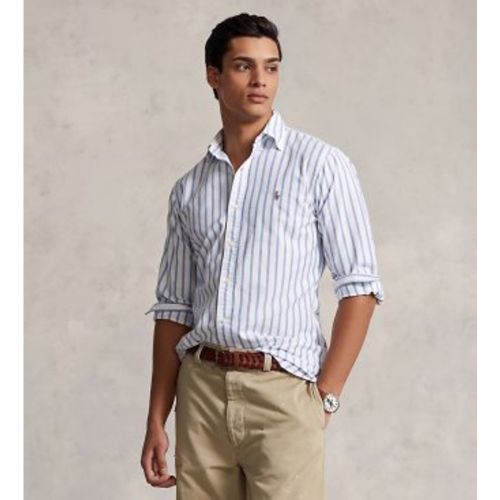 Chemise Oxford à rayures, ajustée sur mesure, (M), Casuel, Coton, Manche longue - Polo Ralph Lauren - Modalova