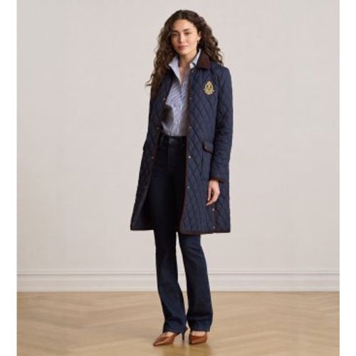 P18059004 Veste à passepoil en velours côtelé et écusson marin (S), Casuel, Polister recyclé - Lauren Ralph Lauren - Modalova