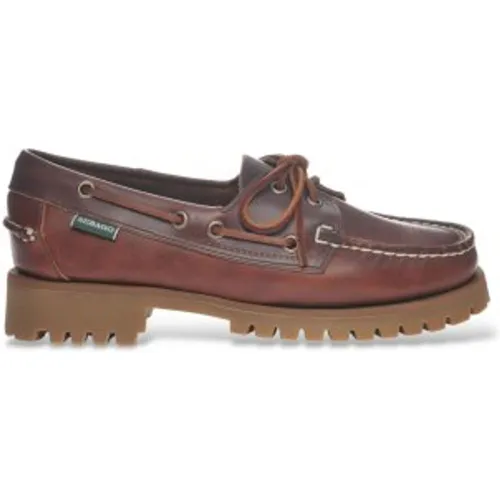 IR0 Mocassins en Cuir Ranger Waxy (37), 1 à 3 cm, Aucun, Casuel, Classique - Sebago - Modalova