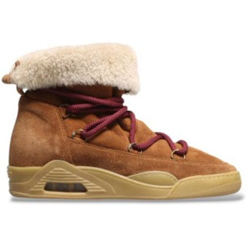 AI26DMZV Bottines en daim Moon ZV marron (36), Plat, Cuir, Lacets, Casuel - Serafini - Modalova