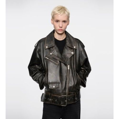 Veste en Cuir Isobelle Biker (34), Casuel - Stand Studio - Modalova