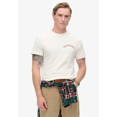 M1012012A T-shirt avec tatouage (L), Casuel, Coton, Manche courte - Superdry - Modalova