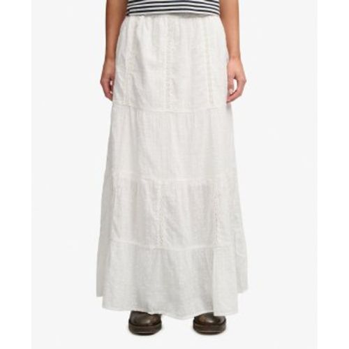W7210412A Jupe Tiered Maxi cassé (XXS), Casuel, Coton - Superdry - Modalova