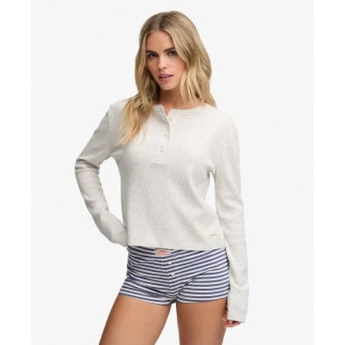 W6012282A T-shirt Essential Waffle (M), Casuel, Coton, Manche longue - Superdry - Modalova