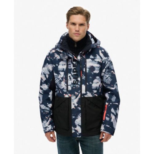 MS110191A Manteau Ultimate Freestyle (S), Casuel, Sport, Polyester, Neige, De plein air, Marine - Superdry - Modalova