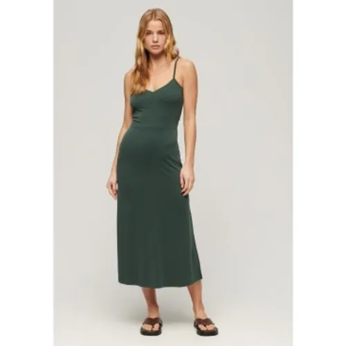 W8011419A Robe en maille à dos ouvert (M), Casuel, Viscose, Modal, Sans manches / bretelles - Superdry - Modalova