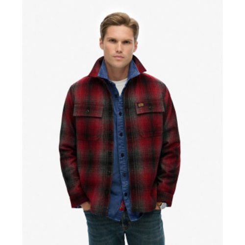 M4011050A Surchemise Miller en laine (L), Casuel, Manche longue - Superdry - Modalova