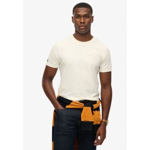 M1012282A Athletic Emboss Relaxed T-shirt (XL), Casuel, Coton, Manche courte - Superdry - Modalova