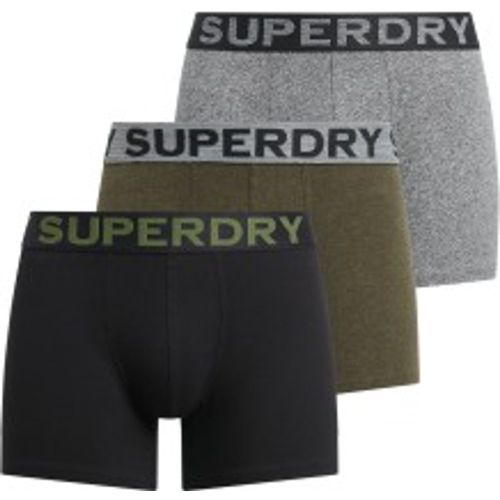 M3110452B Lot de 3 Boxers unis , , gris (M), Homewear, Coton - Superdry - Modalova
