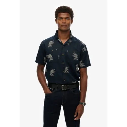 M4010793A Chemise de plage à manches courtes (3XL), Casuel, Coton, Manche courte - Superdry - Modalova